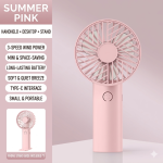New Handheld Fan USB Rechargeable Small Fan Outdoor Portable Small Fan Mobile Phone Holder Mini Electric Fan - Image 3