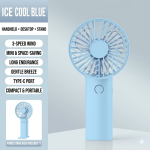 New Handheld Fan USB Rechargeable Small Fan Outdoor Portable Small Fan Mobile Phone Holder Mini Electric Fan - Image 4